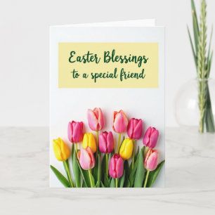 Spring Blessings Friend Card