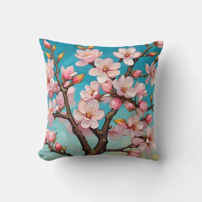 Spring Bloesemwakening Cushion (Front)