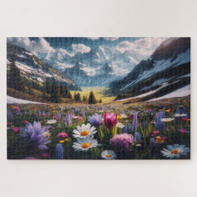Spring Bloom - Breathtaking Scenic Landscape Jigsaw Puzzle (Horizontal)