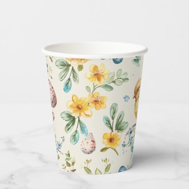 Spring Bloom Easter 2 Paper Cups (Back)