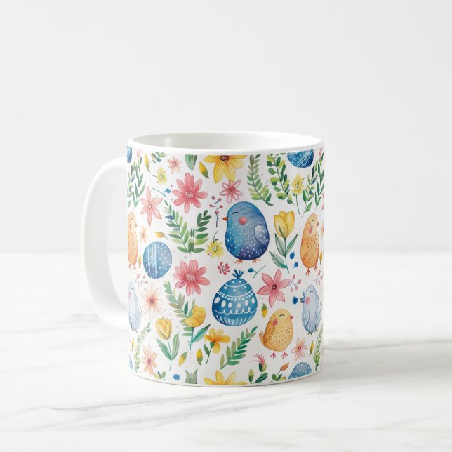 Spring Bloom Easter 3 Coffee Mug (Front Left)