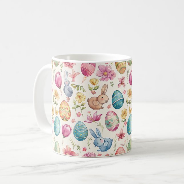 Spring Bloom Easter 6 Coffee Mug (Front Left)