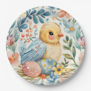 Spring Bloom Easter 7 Paper Plate