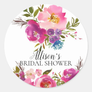 Spring Bloom Floral Bridal Shower Envelope Seal