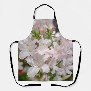 Spring Blooming Pink Azalea Flowers Apron