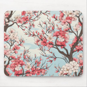 Spring Blooming Trees Flowers Mouse Pad