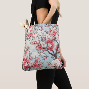 Spring Blooming Trees Flowers Tote Bag