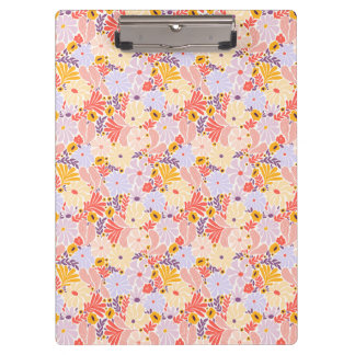 Spring Blooms Clipboard | Feminine Floral Pattern
