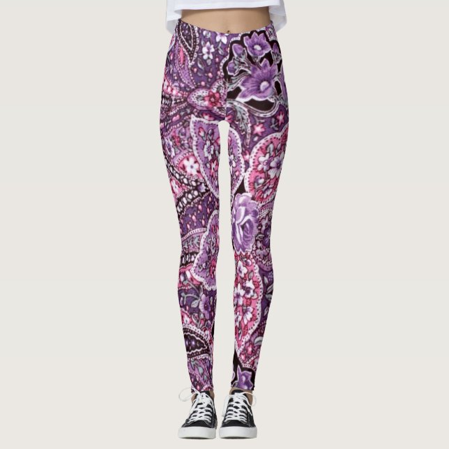 Spring Blooms leggings (Front)