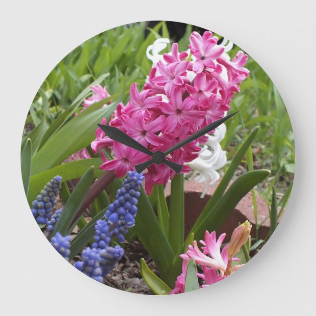 Spring Blooms Wall Clock (Front)