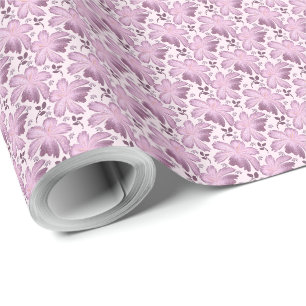 Spring Blossom Botanical Design Wrapping Paper