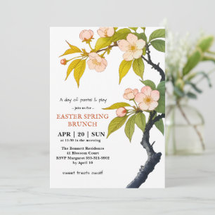 Spring Blossom Easter Brunch Invite