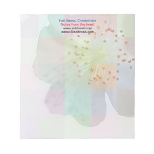 Spring Blossom Fine Art Colourful Geometric Notepad