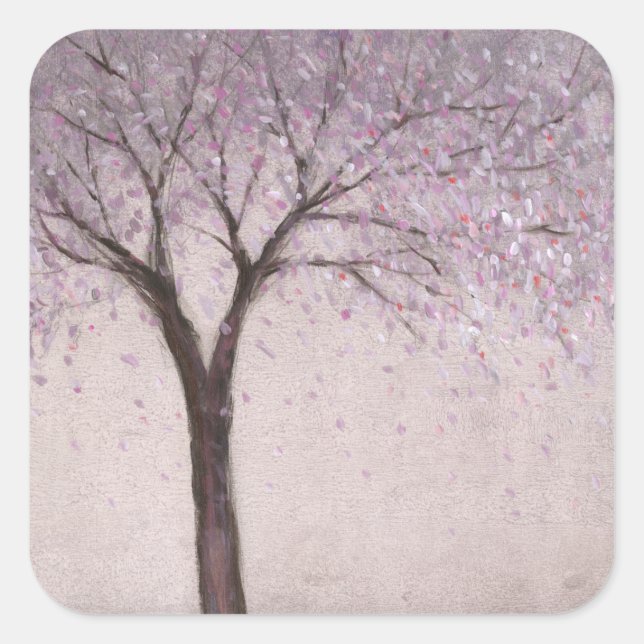 Spring Blossom II Square Sticker (Front)