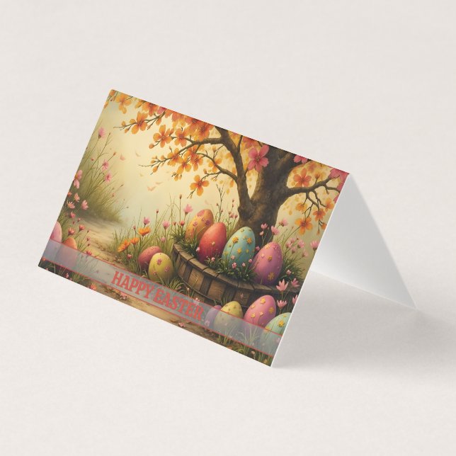 Spring Blossom Magic with Easter Egg Splendour (Front)