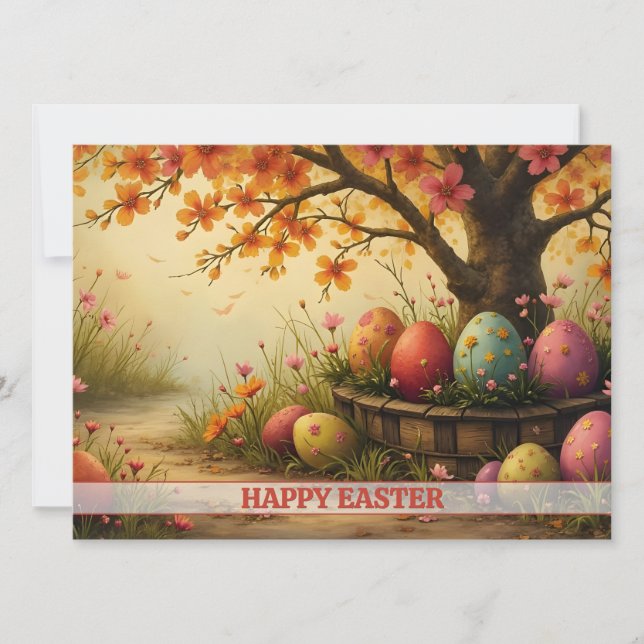 Spring Blossom Magic with Easter Egg Splendour (Front)