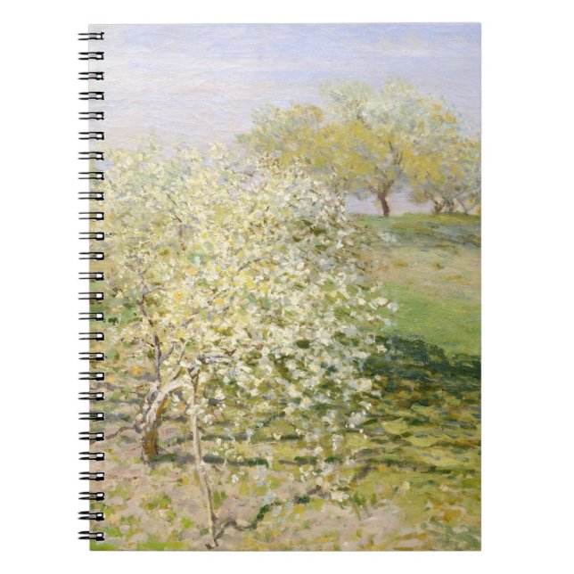 Spring Blossom Orchard Impressionist Notebook (Front)