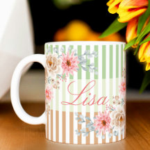 Spring Blossom Personalised Mug