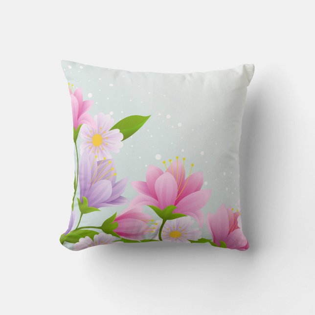 Spring Blossom Serenity Pillow (“Soft petals, sweet dreams.”)