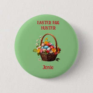 Spring Blossoms Easter Egg Hunt 6 Cm Round Badge