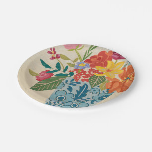 Spring Blossoms I Paper Plate