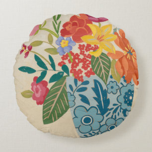 Spring Blossoms I Round Cushion