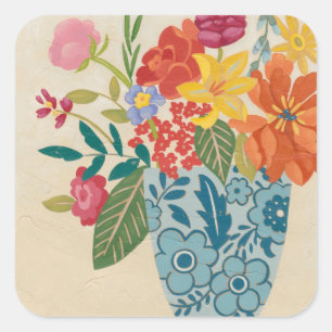 Spring Blossoms I Square Sticker