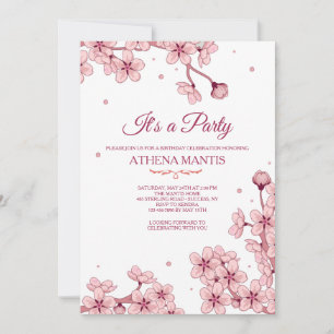 Spring Blossoms Invitation