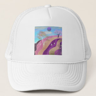 Spring Blossoms Landscape Trucker Hat