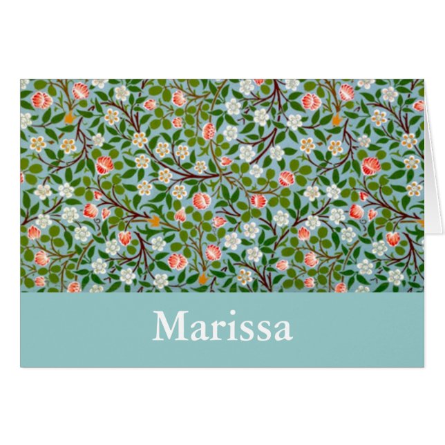 Spring Blossoms Name Customisable (Front Horizontal)