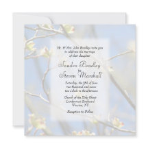 Spring Blossoms Wedding Invitation