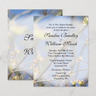 Spring Blossoms Wedding Invitation