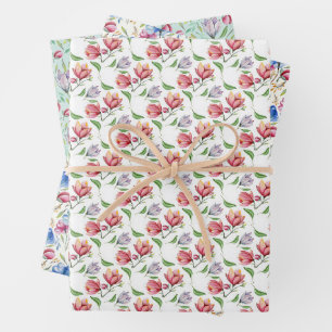 Spring Blossoms Wrapping Paper Sheet