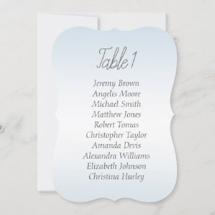 Spring blue gentle simple seating baby shower invitation