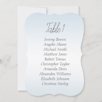 Spring blue gentle simple seating baby shower invitation
