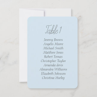 Spring blue gentle simple seating baby shower invitation
