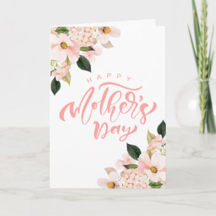 Spring Blush Floral Mother's Day Card