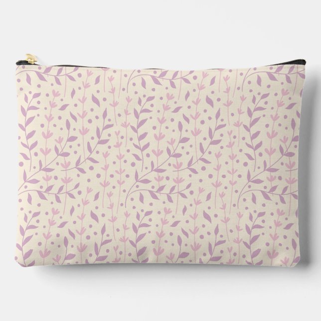 Spring Blush Meadow Branches Accessory Pouch (Front)