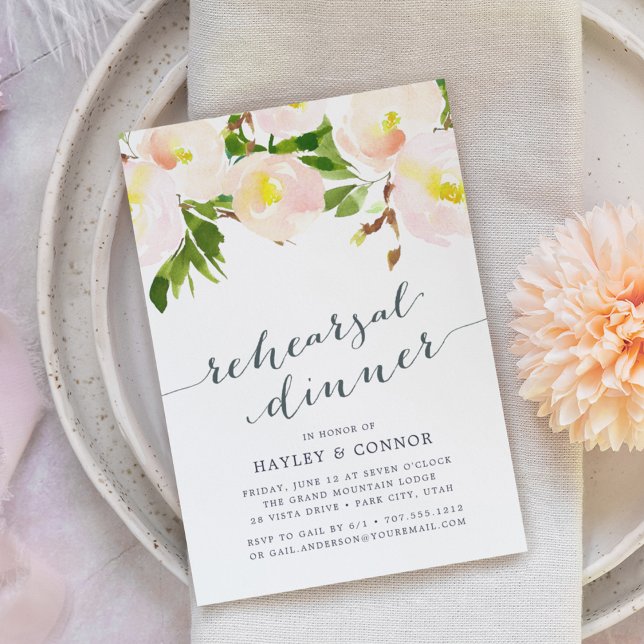 Spring Blush | Rehearsal Dinner Invitation (Creator Uploaded)