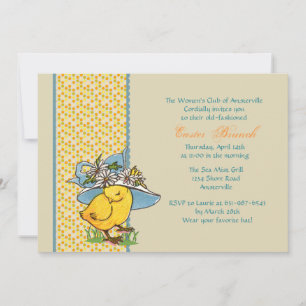 Spring Bonnet Invitation