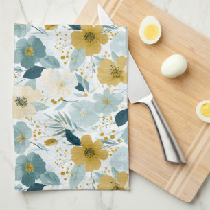 Spring Botanical Floral  Kitchen Towels