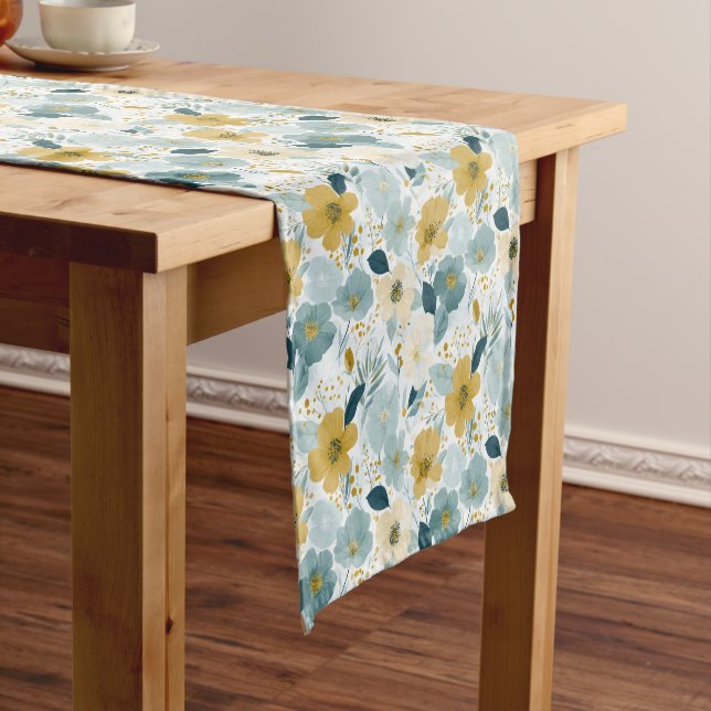 Spring Botanical Floral  Table Runner (In Situ)