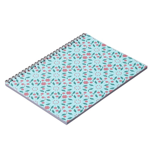 Spring Botanical tiny floral Notebook  (Left Side)