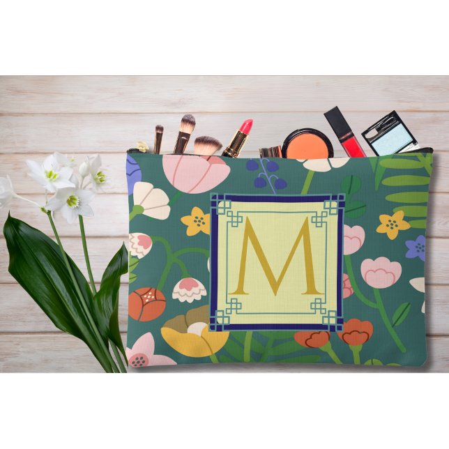 Spring Botanicals Monogram Accessory Pouch (Creator Uploaded)