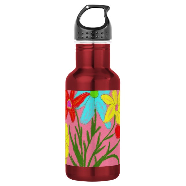 Spring bouquet 532 ml water bottle (Front)