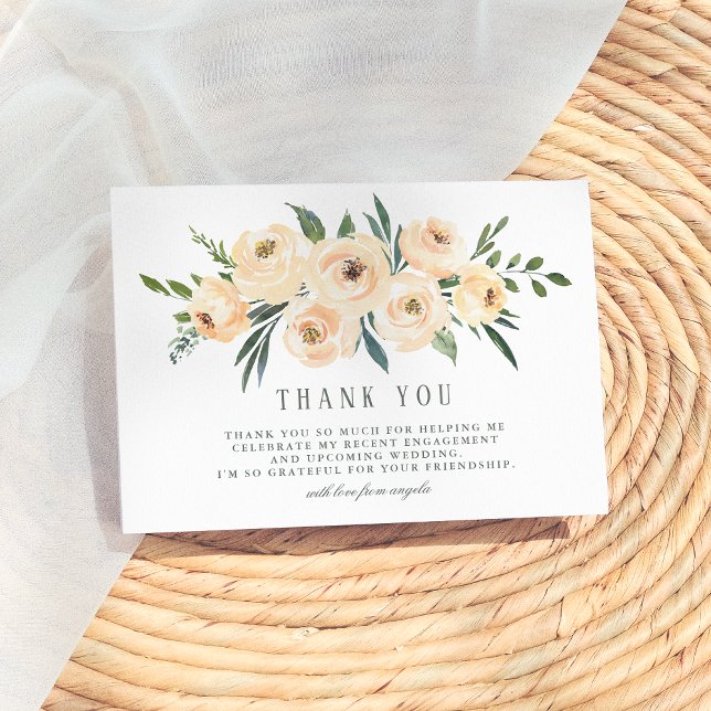 Spring Bouquet Bridal Shower Thank You (Creator Uploaded)