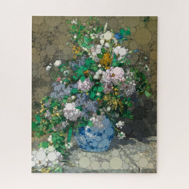 Spring Bouquet by After Pierre-Auguste Renoir Jigsaw Puzzle (Vertical)
