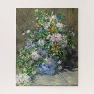 Spring Bouquet by Pierre-Auguste Renoir Jigsaw Puzzle