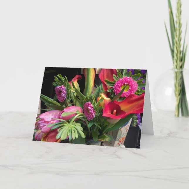 Spring Bouquet Card (Front)