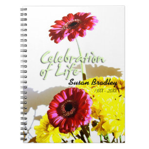 Spring Bouquet Celebration of Life Guest Book